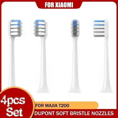 4/6 PCS Toothbrushes Head for XIAOMI MIJIA T200 Soft DuPont Bristle Deep Cleaning Electric