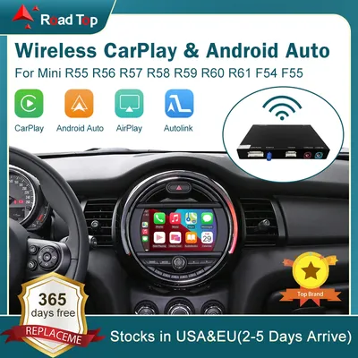 Wireless CarPlay Android Auto for Mini R55 R56 R57 R58 R60 R61 F54 F55 F56 Clubman Countryman