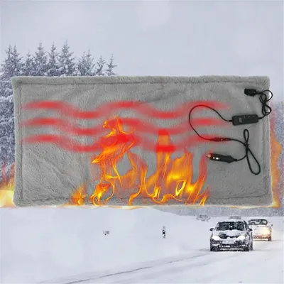 Car Heating Blanket 12V Electric Car Blanket Heated Switch Control Car Constant Temperature Heating