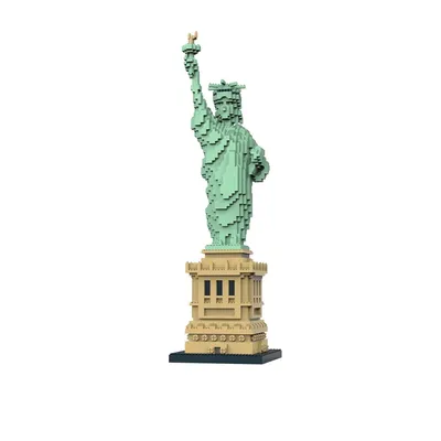 Liberty Enlightened USA Statue of Liberty Micro Mini Building Blocks Constructions for Adult Kids