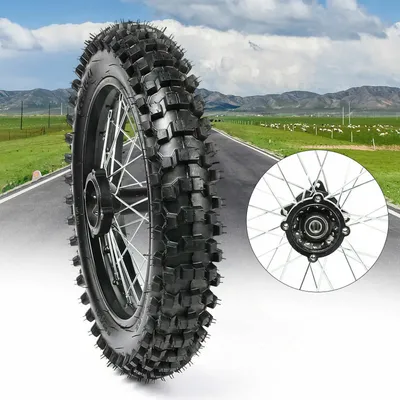 14 Inch Rear Tire For Dirt Bike Pit Bike Monkey Bike 125/140/150/160CC CRF70 90 110 Apollo Petrol