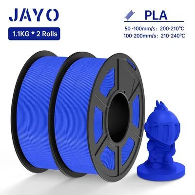 JAYO PLA Filament 2 Rolls 3D Printer Filament PLA/Wood/PLA Rainbow/Marble 1.75mm 1.1KG/Rolls Neatly