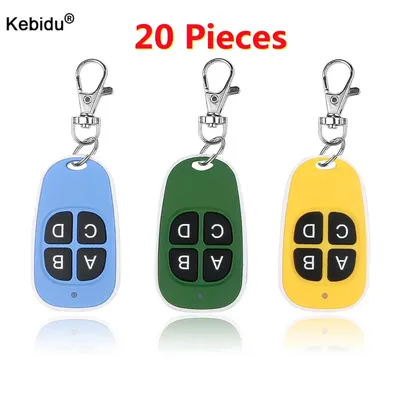 20pcs/lot 433 mhz Colorful Cloning Remote Control Electric Copy Controller Wireless Transmitter