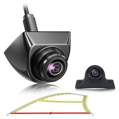 Car Backup Camera with Dynamic Trajectory Guide Line, GreenYi HD 960x720 Reverse Rear/Front/Side