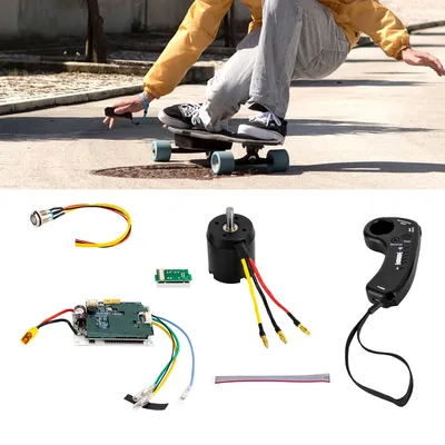 1800W Motor Set for Electric Skateboard Hub Motor Remote Control Kit for DIY Electric Skateboard