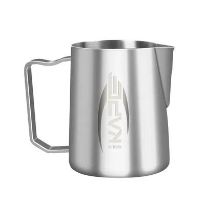 IKAPE Espresso Milk Pitcher V2, Espresso Steaming Pitcher with Sharp Spout for Espresso Barista