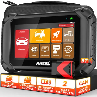 ANCEL V5 BT OBD2 Scanner Professional Diagnostic Tool Full System Oil D-PF Regen EPB TPMS Reset