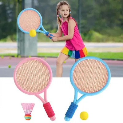 Tennis Racket Kids Professional Badminton Racket Set For Indoor Outdoor Fun And Interactive Play