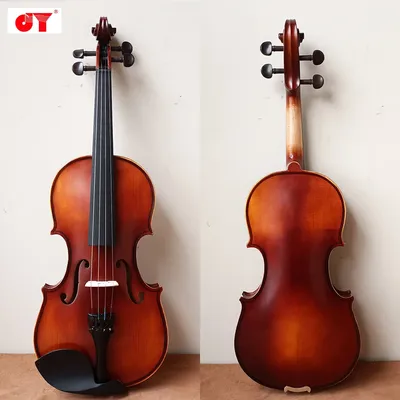 Jinyin JYVL-Y3000a 4/4 size size beginner's matte maple handmade violin set, spruce wood panel,