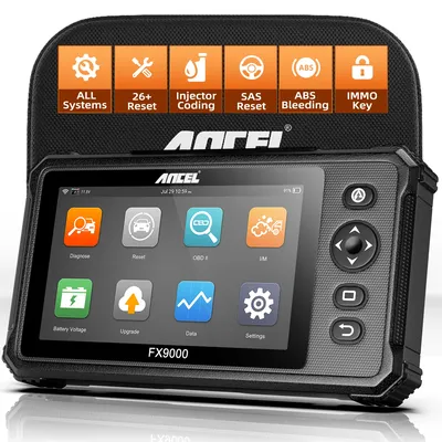 Ancel FX9000 OBD2 Automotive Scanner Professional All System ABS Oil IMMO 26 Reset Code Reader ODB