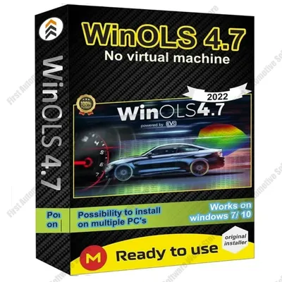 Cars Software Winols 4.7 Activated immo tool Windows 7 10 11 No Need Vmware +2021 Damos+ECM