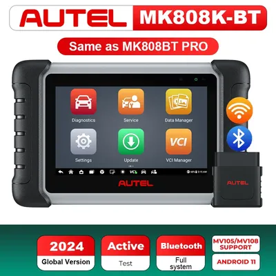 Autel MaxiCOM MK808K-BT MK808K BT Bluetooth OBD2 Scanner Same as MK808BT Pro Full Bidirectional