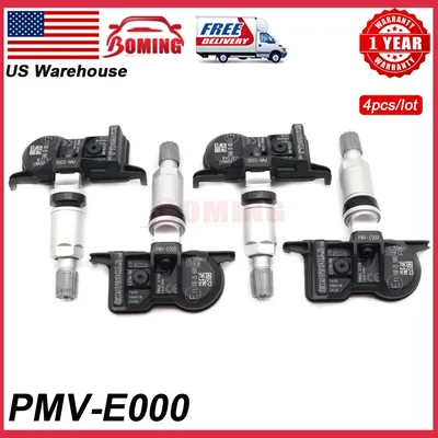 4PCS PMV-E000 New Car Tire Pressure Sensor TPMS For Toyota Tacoma Camry 4Runner Lexus ES RX Series