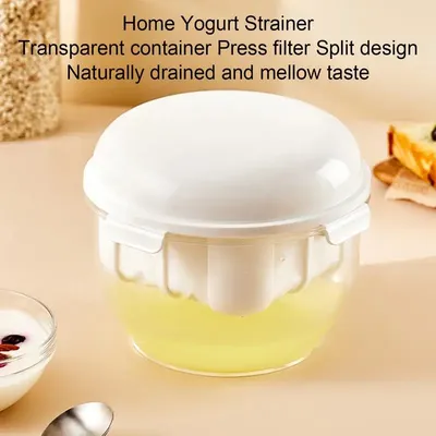 Yogurt Whey Separator Transparent Reusable Yogurt Whey Separator Container Kitchen Gadgets Homemade