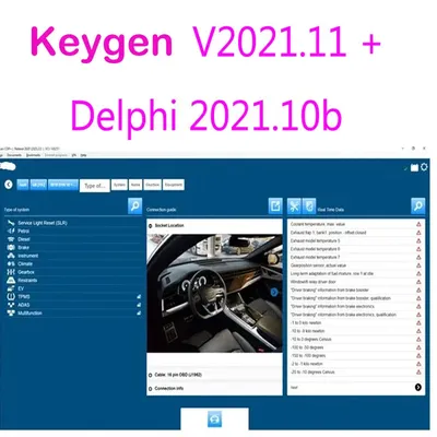 2024 Latest Delphis 2021.10b with keygen Software DS 150 Autocoms 2021.11 Codings OBD2 Diagnostic