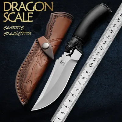 HUANGFU High quality fixed blades, outdoor straight knives, wilderness survival knives, men's