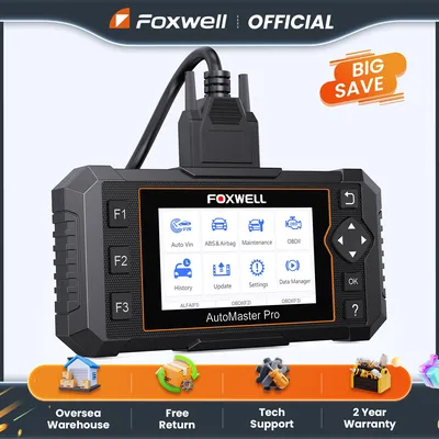 FOXWELL NT650 Pro OBDII Car Automotive Scanner Code Reader ABS SRS Bidirectional Car OBD2 Scanner 25