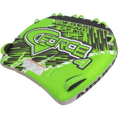 G-Force Inflatable Towable Tube 2-4 Rider Models Dual Tow Points Full Nylon Cover Kwik-Connect