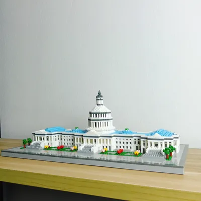 Capitol City Construction Micro Building Blocks: US Mini Architecture - Assemble the Landmarks of