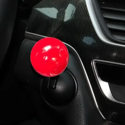 Engine Start Button Cover Ball-Shaped Car Engine Start Stop Button Automotive 1-Touch Start Button