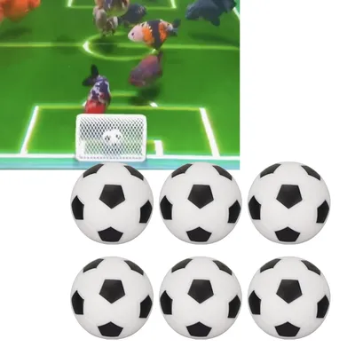 10pcs Mini Soccer Aquarium Decoration Lifelike Shape Floating Fish Tank Soccer Decoration for