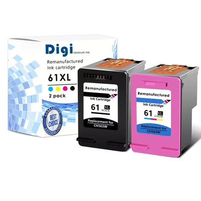 Remanufactured Ink Cartridge Compatible for HP 61 61XL Use for Envy 4500 5530 5534 Officejet 2620