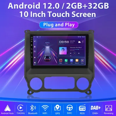 Junsun V1 AI Voice Wireless CarPlay Android Auto Radio for Chevrolet Silverado 2 2007 -2014 Car