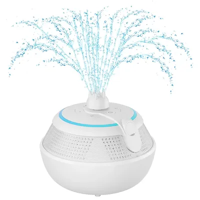 Whale Fountain Wireless Speaker, Wireless Shower Floating Party Outdoor Pool Speakers with Lights