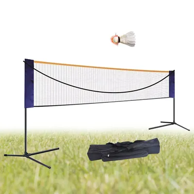 20Ft Adjustable Badminton/Volleyball/Tennis Net Durable Outdoor Ball Sports Net with Stand & Frame