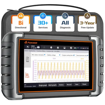 FOXWELL NT809 OBD2 Car Scanner All System Code Reader Bi-directional Test DPF EPB 30 Reset Service Automotive Mechanical Tools