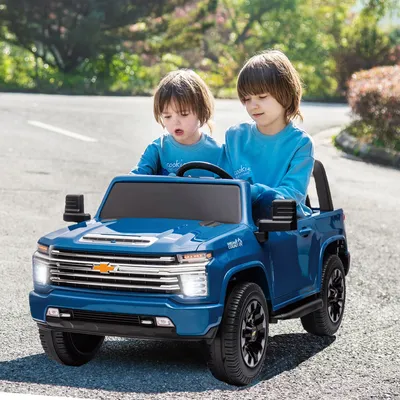 2 Seater Ride On Truck Car, Electric Car for Kids, 4WDmotors, with2.4G Remote Control, Metal