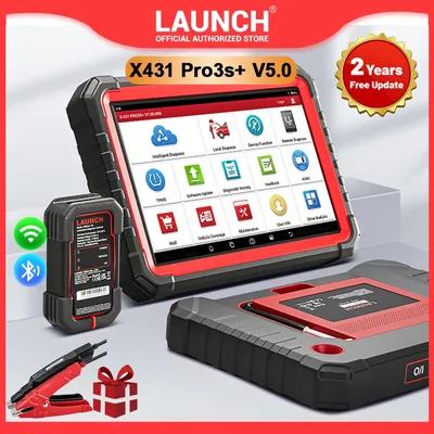 2024 LAUNCH X431 PRO3S+ V5.0 Elite Bluetooth Bi-Directional Scan Tool, HD Trucks Scan, OEM Topology