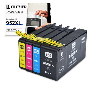 NEW 4PK 952XL Ink Cartridge for HP 952 XL Officejet Pro 8210 8715 8702 8734 8745