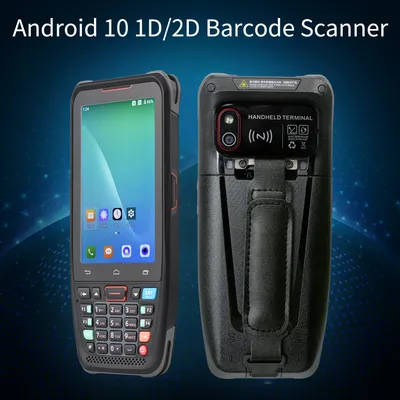 Handheld POS Android 10.0 PDA Terminal 1D/2D/QR Barcode Scanner Support 2/3/4G WiFi BT Communication