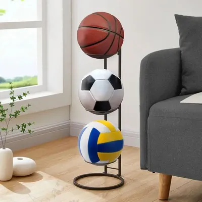 Indoor Children Basketball Storage Rack Put Ball Football Storage Basket Placed Rack Kindergarten