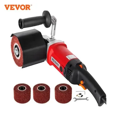 VEVOR 1200W 110V Burnishing Polishing Machine With 4 Wheels and 2 Carbon Brushes 3000RPM Corded