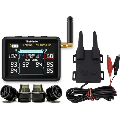 i10 RV TPMS with 4 Transmitters, Black