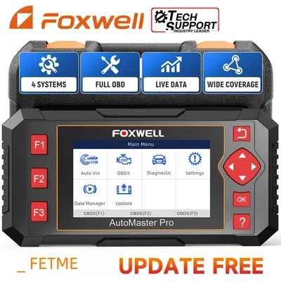 FOXWELL NT604 Elite OBD2 Scanner ABS Airbag AT Engine Check Code Reader Professional ODB OBD 2 Car