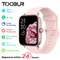 TOOBUR Smart Watch 1.8" Voice Assistant Compatible Android iOS Answer&Make Call Heart Rate Monitor