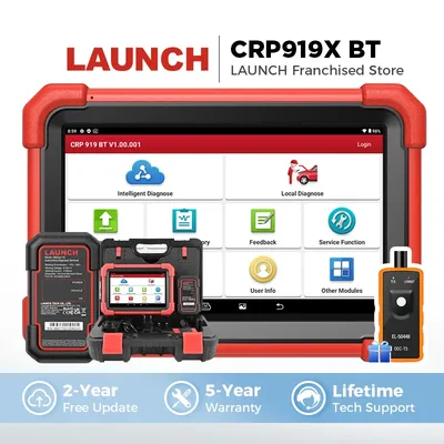 LAUNCH X431 CRP919X BT Diagnostic Tools Obd2 Scanner Automotive Code Reader ECU Coding Diagnosis obd Scan X431 PRO Launch 2025
