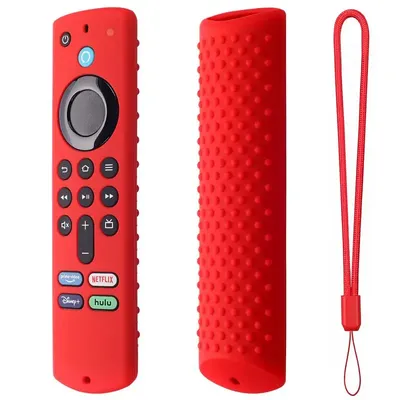 Firestick 4k Tv Stick Case Universal Remote Control Silicone Cover Washable Shockproof Fire Tv Stick