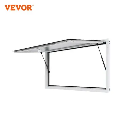 VEVOR Concession Window Aluminum Alloy Food Truck Service Window Up to 85 Degrees Window for Food