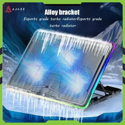 Ajazz ANC160 Gaming Laptop Cooler 3 Fans 2USB Ports With RGB Light Laptop Cooling Pad Esports grade