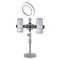 Universal Dual Position Mobile phone Clip Mini Metal Desktop Multi-function Tripod Bracket Holder