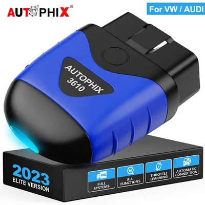 AUTOPHIX 3610 OBD2 Bluetooth Diagnostic Scan Tool for VW for Audi Full System Code Reader EPB Reset