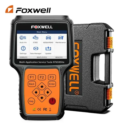 FOXWELL NT650 Elite Wireless Bidirectional Car OBD2 Scanner Diagnostic Reset Scan ABS SRS SAS EPB