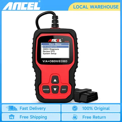 Ancel VD500 OBD2 Scanner Car Code Reader Oil Reset EPB DTC TP ABS SRS Full System Diagnostic Tool