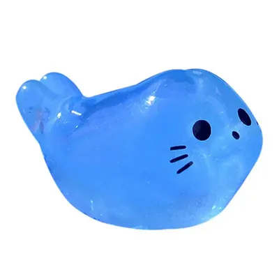 Glow In The Dark Animals Realistic Seal Figures Glow Toys Exquisite Cute Resin Seal Theme Party