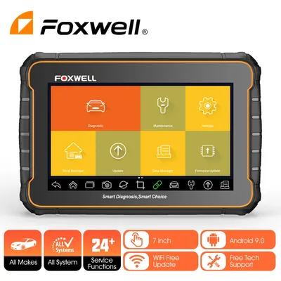 FOXWELL GT60 OBD2 Scanner Full System Active Test Car Code Reader 24 Reset Service Professional OBD