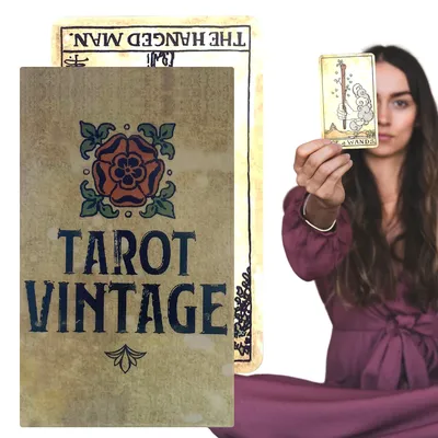 Tarot Vintage Full English Tarot Card Fate Divination Tarot Deck Family Party Oracle Board Game